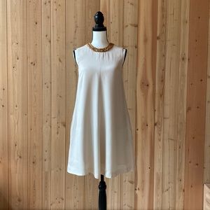 MASSIMO DUTTI Made in Morocco A Line MIDI Dress Size 4